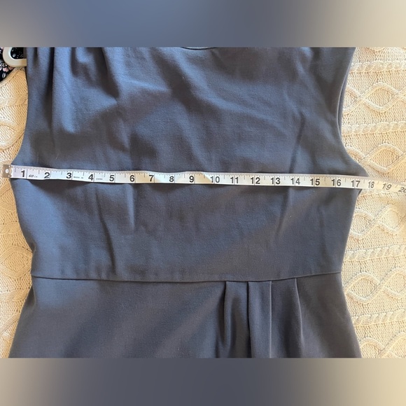Banana Republic Smoky Blue Stretchy Dress Mid Length Women’s Size 8 - Picture 16 of 16